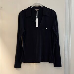 NWT Lilla P Black Top